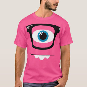 Eyeball Funny Monster Face Graphic Halloween Costu T-Shirt