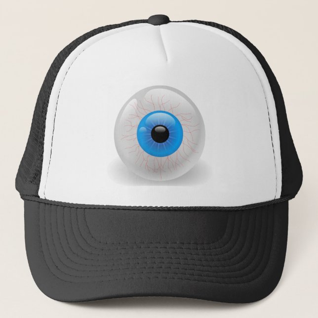 Eyeball Hat Truckerkappe (Vorderseite)