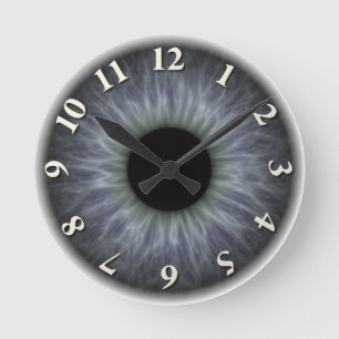 Eyeball Runde Wanduhr