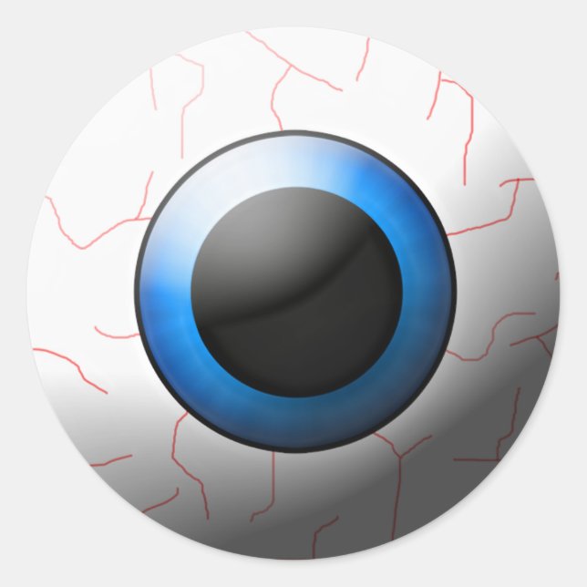 Eyeball Sticker Halloween Deco (Vorderseite)