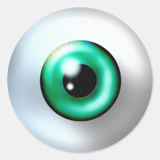 Eyeball-Sticker Runder Aufkleber