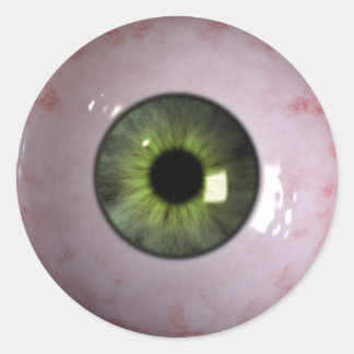 Eyeball-Sticker Runder Aufkleber