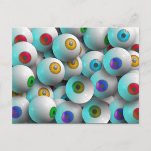 Eyeballs Postkarte