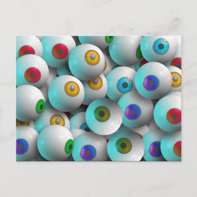 Eyeballs Postkarte (Vorderseite)