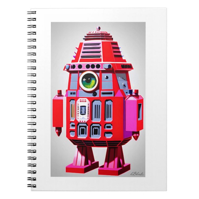 Eyebotics Ken Gage Sci-Fi Notizblock (Vorderseite)