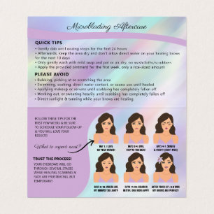 Eyebrow Microblading  Visitenkarten