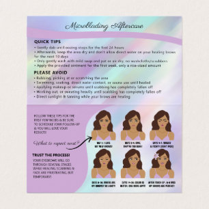 Eyebrow Microblading  Visitenkarten