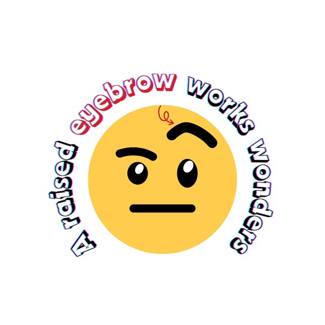 Eyebrow Sass: A Raised Eyebrow Works Wonders Pappbecher (Eyebrow Sass: A Raised Eyebrow Works Wonders Witty Design
)