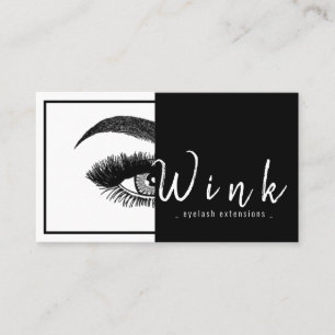 Eyebrows & Eyelashes Studio Salon Visitenkarte