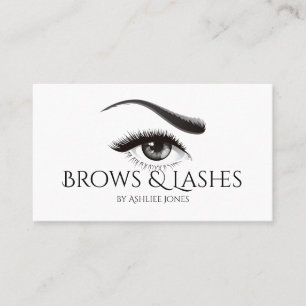 Eyebrows Microblading & Eyelash Extensions Salon Visitenkarte
