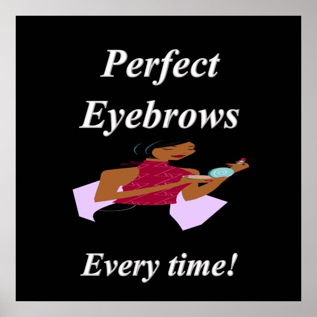 Eyebrows Poster Matte (Vorne)