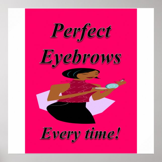 Eyebrows Poster Matte (Vorne)
