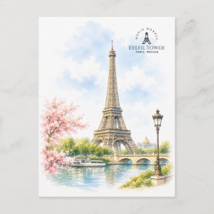 Eyefil-Turm, Paris Berühmtes Wahrzeichen Postkarte
