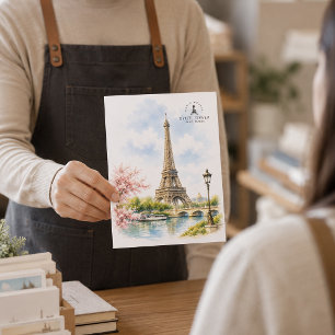 Eyefil-Turm, Paris Berühmtes Wahrzeichen Postkarte