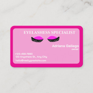 Eyelasess Specialist Visitenkarte (editierbar)
