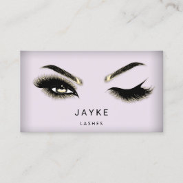 Eyelash Brow Microblade QR Logo Smoky Gray Powder Visitenkarte