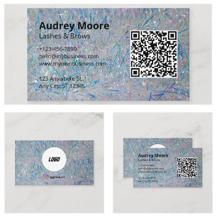 Eyelash Brows Lash Tech Visitenkarte