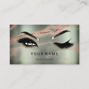 Eyelash Brows Microblade. QR-CODE-Logo-Marmor Aqua Visitenkarte