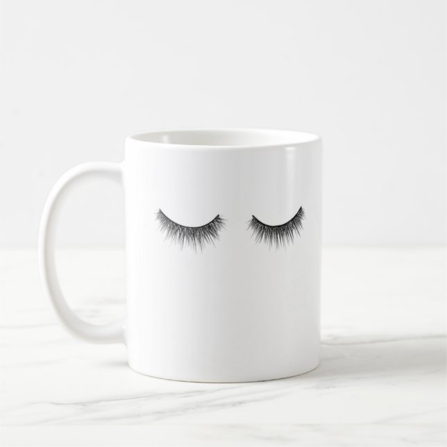 Eyelash Coffe Tasse (Links)