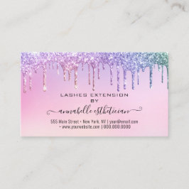 Eyelash Extension Aftercare Glitzer Bu Visitenkarte