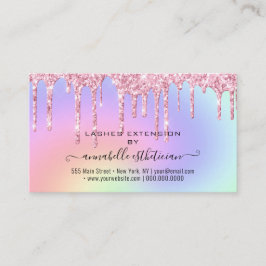 Eyelash Extension Aftercare Glitzer Bu Visitenkarte