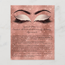 Eyelash Extension Liability Waiver Eyes Rosen Spar Flyer