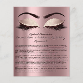 Eyelash Extension Liability Waiver Eyes Rosen Spar Flyer