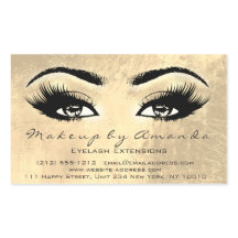 Eyelash Extension Makeup Beauty Browns Gold Glam