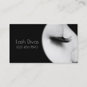Eyelash Extensions Studio Business Card Visitenkarte