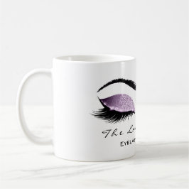 Eyelash Extention Beauty Studio Glitzer Tasse