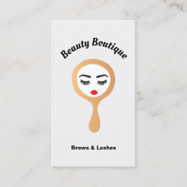 Eyelash Lash Extensions & Brow Tinting Threading Visitenkarte