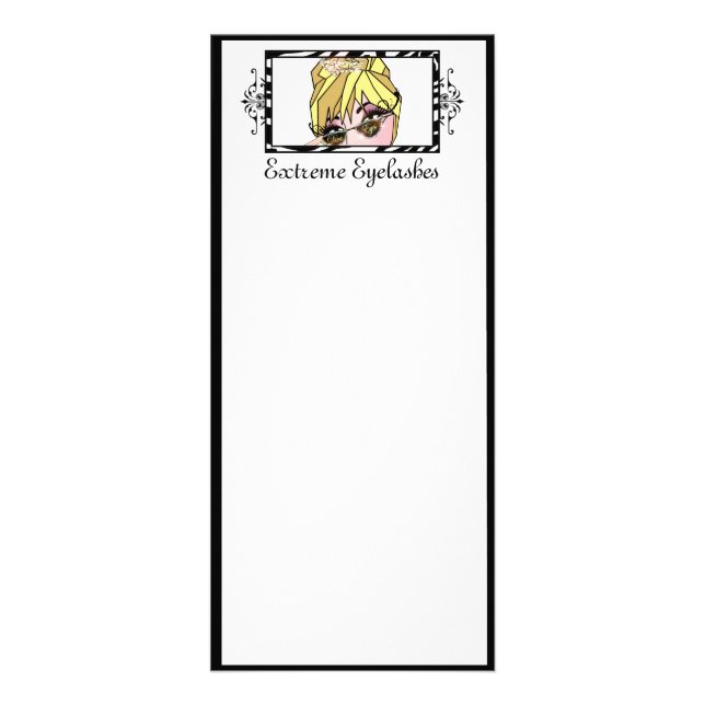 EyeLash/Permanent MakeUp Rack Cards Werbekarte (Vorne)