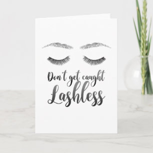 Eyelashes Eyebrows Beauty Lover Karte
