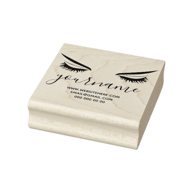 Eyelashes Gummistempel (Stempel)