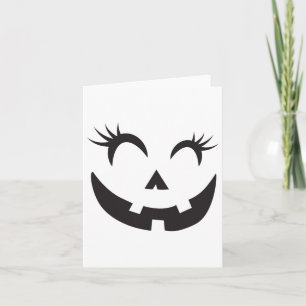 Eyelashes - Halloween Outfit Pumpkin Gesichtskostü Karte