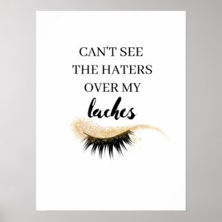 Eyelashes Lashes Poster