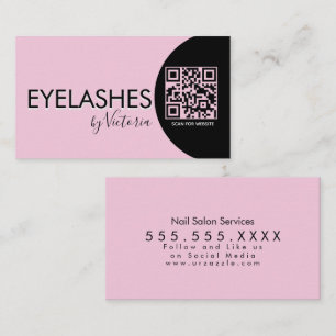 Eyelashes Salon Beauty Eyelashes Visitenkarte