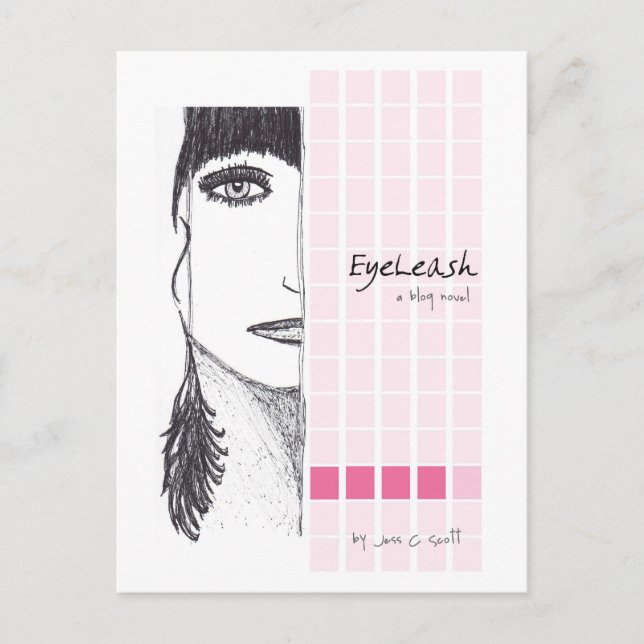 EyeLeash Postcard Postkarte (Vorderseite)