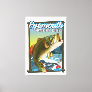 Eyemouth Berwickshire Schottland Angelposter. Leinwanddruck