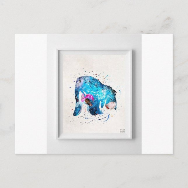 Eyeore Postkarte (Vorderseite)