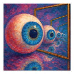 "Eyes Beyond Forever" - ein surreales Portrait Fotodruck