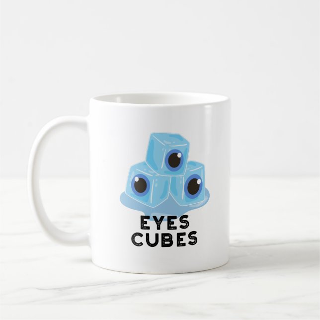 Eyes Cubes Funny Ice Pub Kaffeetasse (Links)