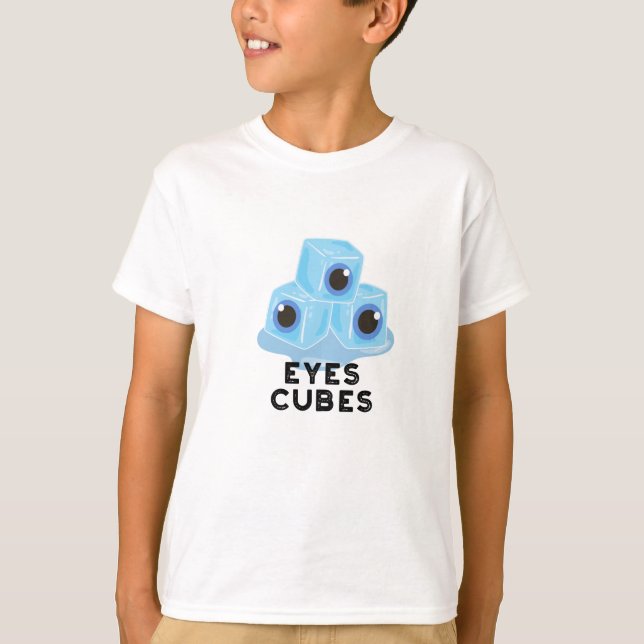 Eyes Cubes Funny Ice Pub T-Shirt (Vorderseite)