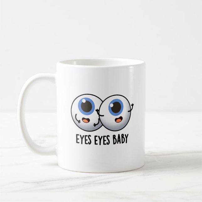 Eyes Eyes Baby Funny Ice Eyeballs Pub Kaffeetasse (Links)