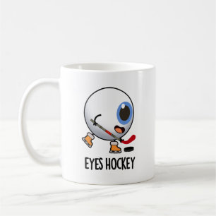 Eyes Hockey Funny Ice Hockey Sports Pub Kaffeetasse