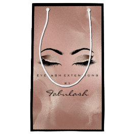 Eyes Lashes Blush Makeup Artist Rose Black Kleine Geschenktüte