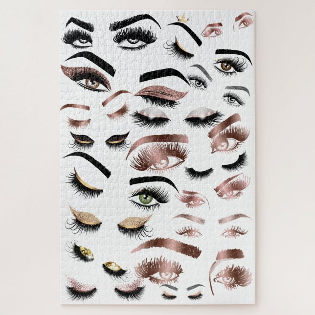 Eyes Lashes Puzzle (Vertikal)