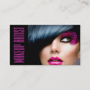 Eyes Lips MakeUp Artist Cosmetology Salon Visitenkarte