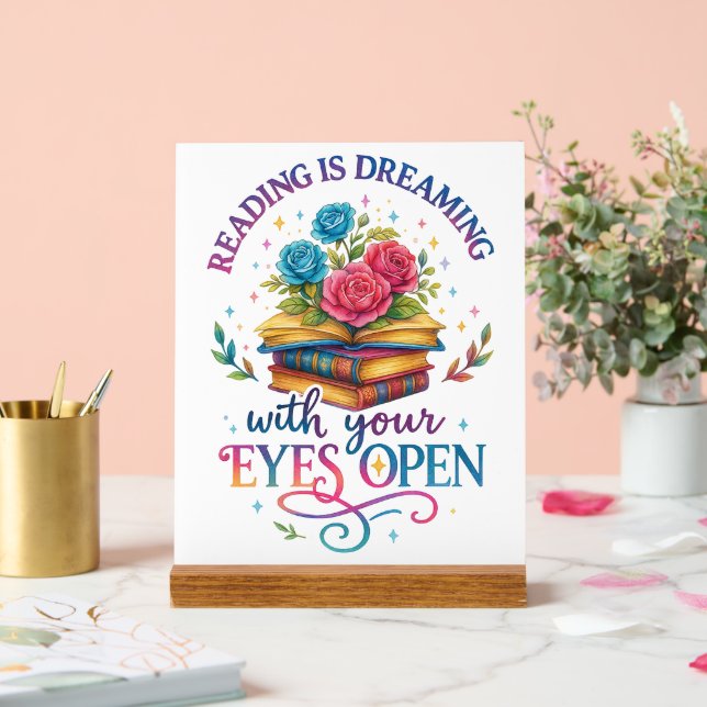 Eyes Open Acrylschild (Hochzeit)
