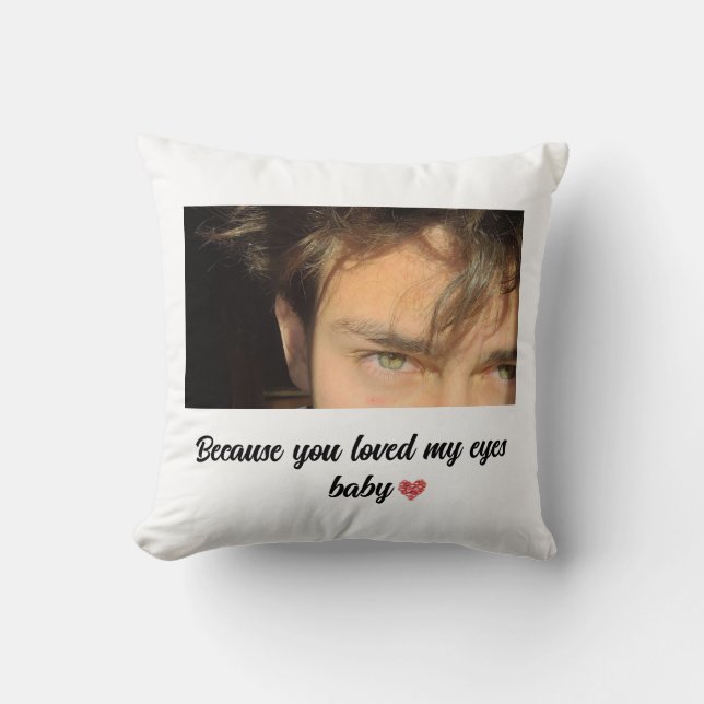 Eyes T - Shirt Kissen (Vorderseite)